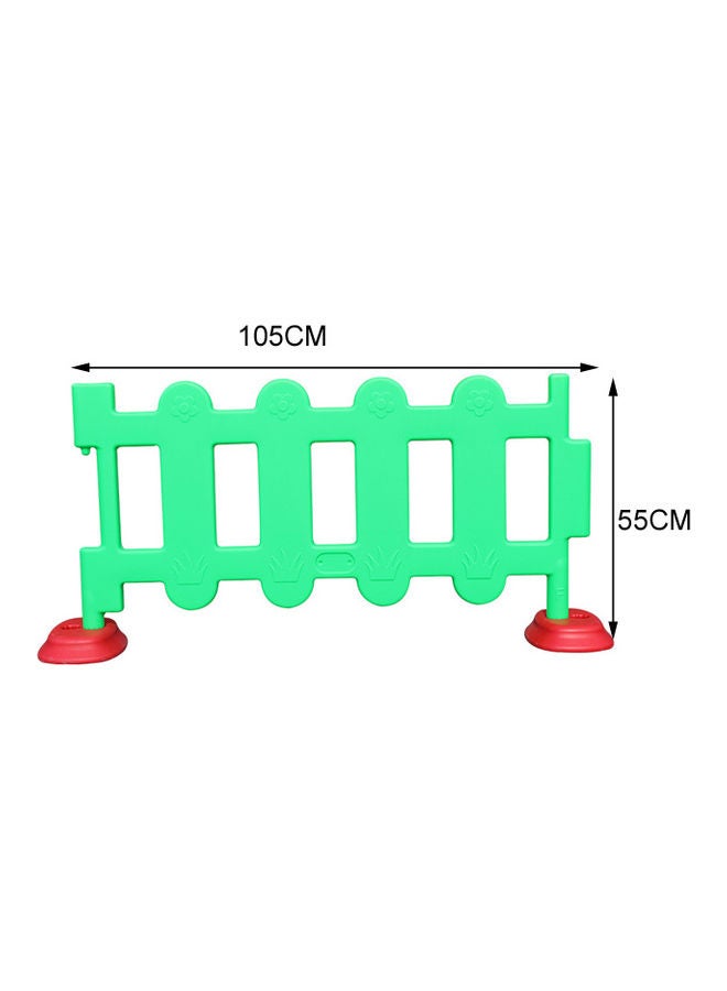 جساي تويز سياج ألعاب بلاستيكي آمن للأطفال - باللون الأخضر 105x55x4سم - Image 2
