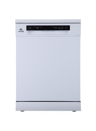 Freestanding Dishwasher, 7 Programs, 14 place setting, 3 Rack Levels, High Energy Efficiency, Quiet 2100 W EVDW-143MW White - v1640763272/N40847254A_1