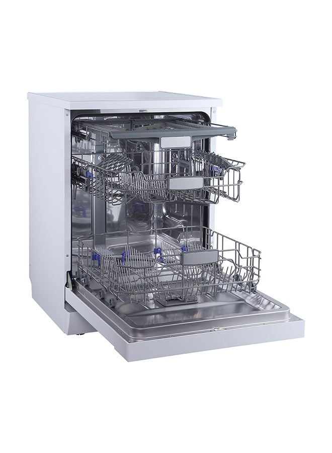 evvoli Freestanding Dishwasher, 7 Programs, 14 place setting, 3 Rack Levels, High Energy Efficiency, Quiet 2100 W EVDW-143MW White  - Image 5