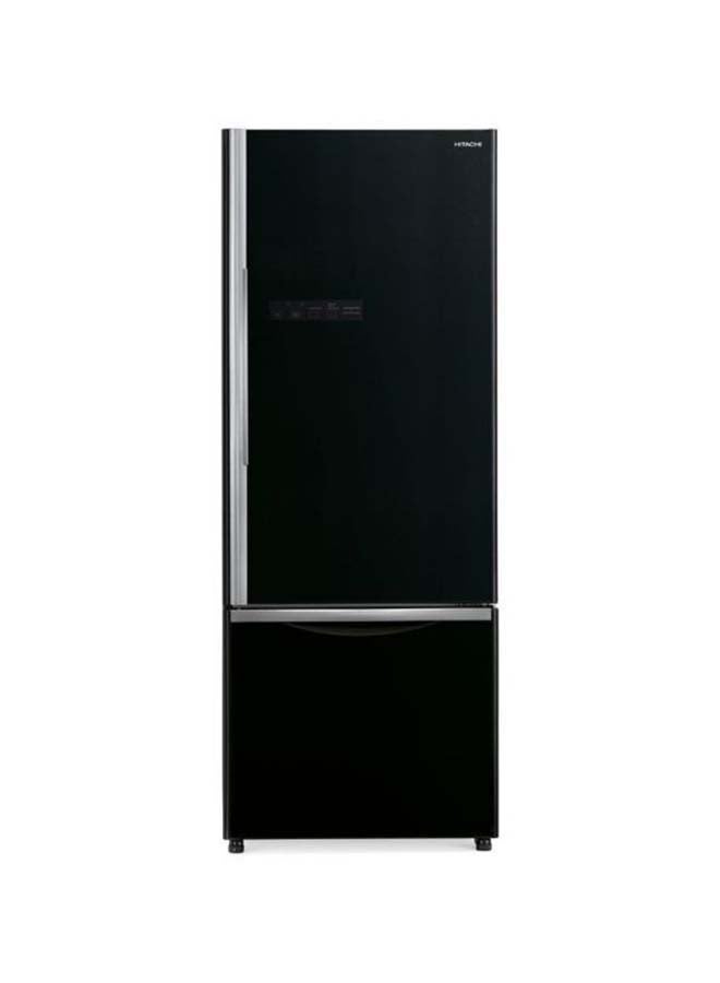 451L Gross Capacity  Bottom Freezer Double Door Premium Refrigerator, 2 Doors No Frost Fridge Freezer, Inverter Control With Dual Fan Cooling, Movable Twist Ice Tray, LED Light RB600PUK6GBK Glass Black - v1640763273/N41909975A_1