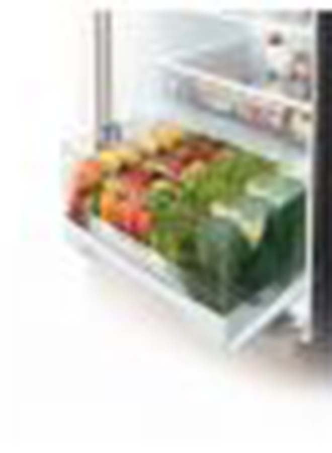 HITACHI 451L Gross Capacity  Bottom Freezer Double Door Premium Refrigerator, 2 Doors No Frost Fridge Freezer, Inverter Control With Dual Fan Cooling, Movable Twist Ice Tray, LED Light RB600PUK6GBK Glass Black - Image 5