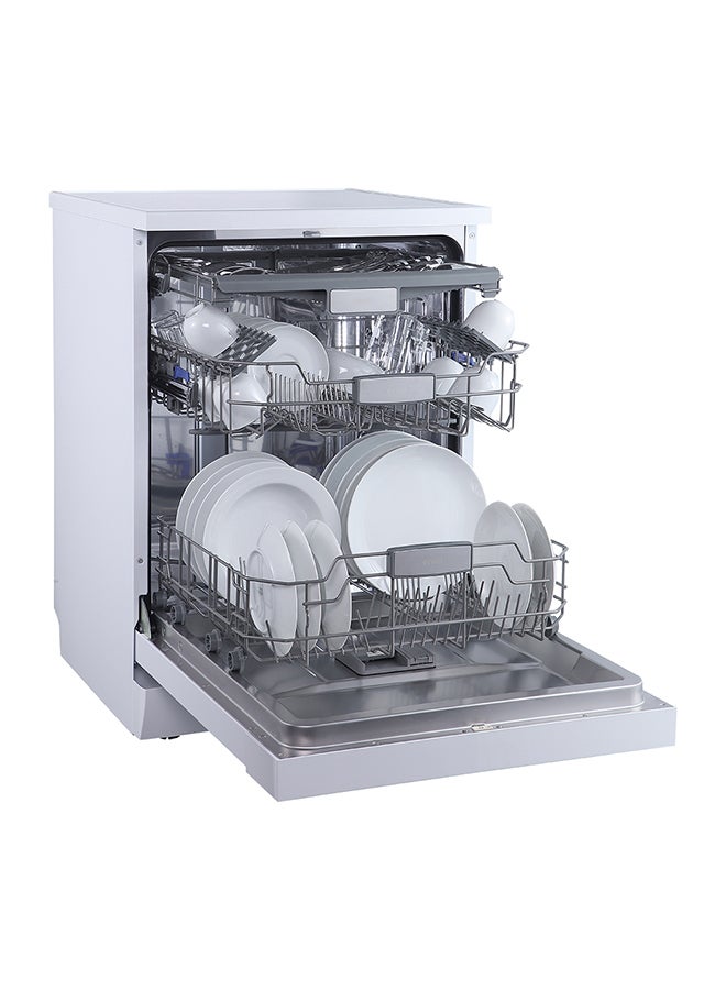 evvoli Freestanding Dishwasher, 7 Programs, 14 place setting, 3 Rack Levels, High Energy Efficiency, Quiet 2100 W EVDW-143MW White  - Image 4