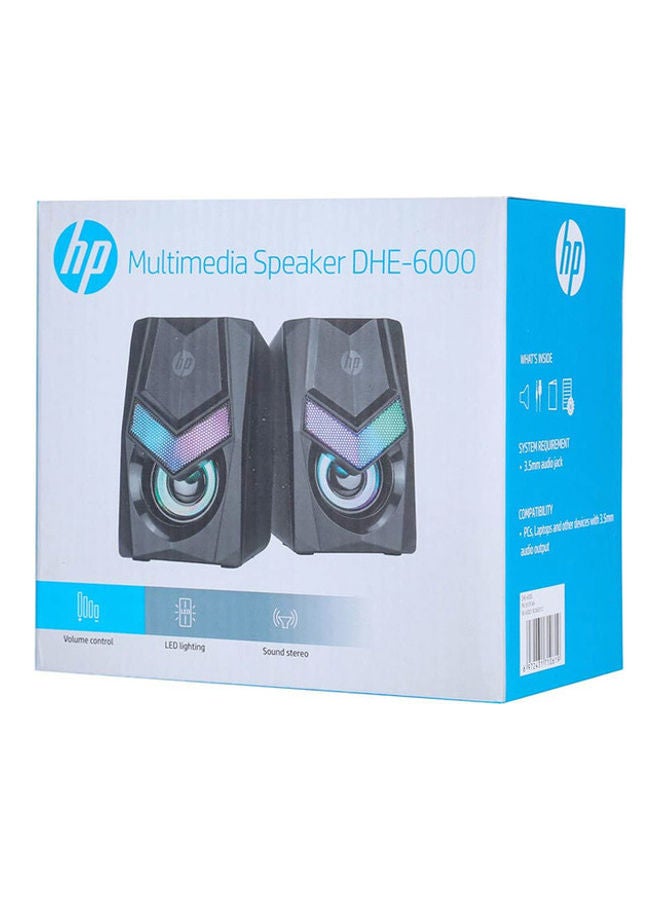 HP Stereo Wired Speaker Black  - Image 5