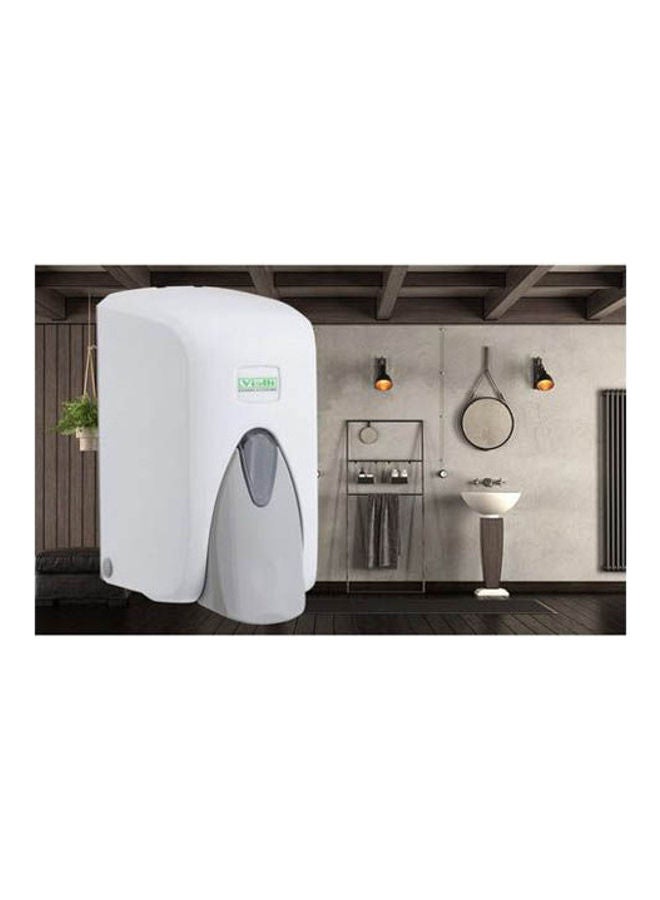 موزع صابون أبيض