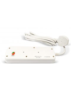 AFRA Japan Universal Extension Cord 3 Way 3M 3 Universal Sockets 3 Meter Cable Easy Set-Up & Storage Shock proof 250V White  - Image 5