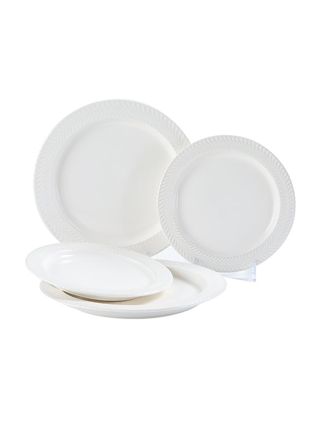 Ceramic Plates Assorted 4-pack main image 1