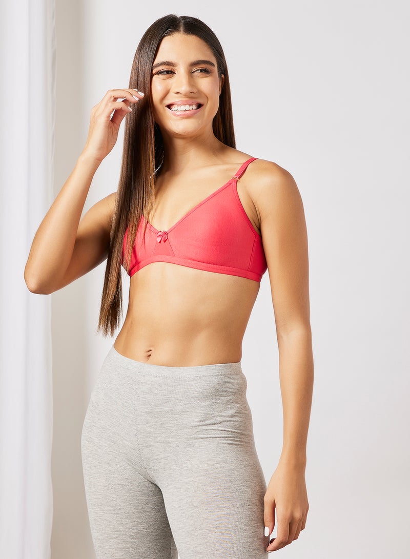 Aila Casual Bra Coral  - Image 1