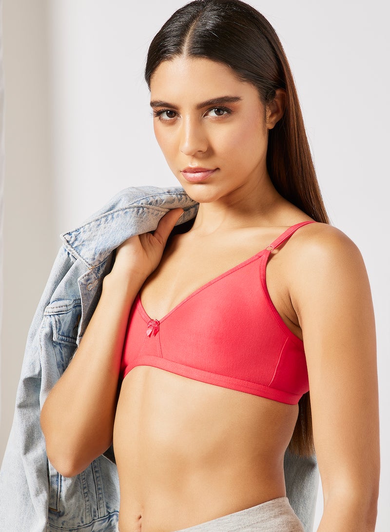 Aila Casual Bra Coral  - Image 2