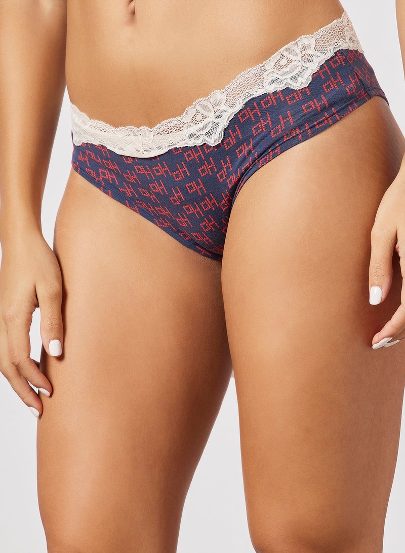 Aila Casual Brief Navy/Red  - Image 1