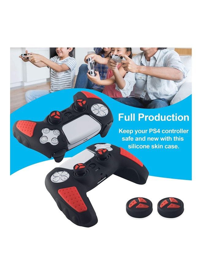 Rock Pow - 2-Piece Anti-Slip Silicone Controller Cover For PlayStation 5 With Thumb Grip Caps - Image 1
