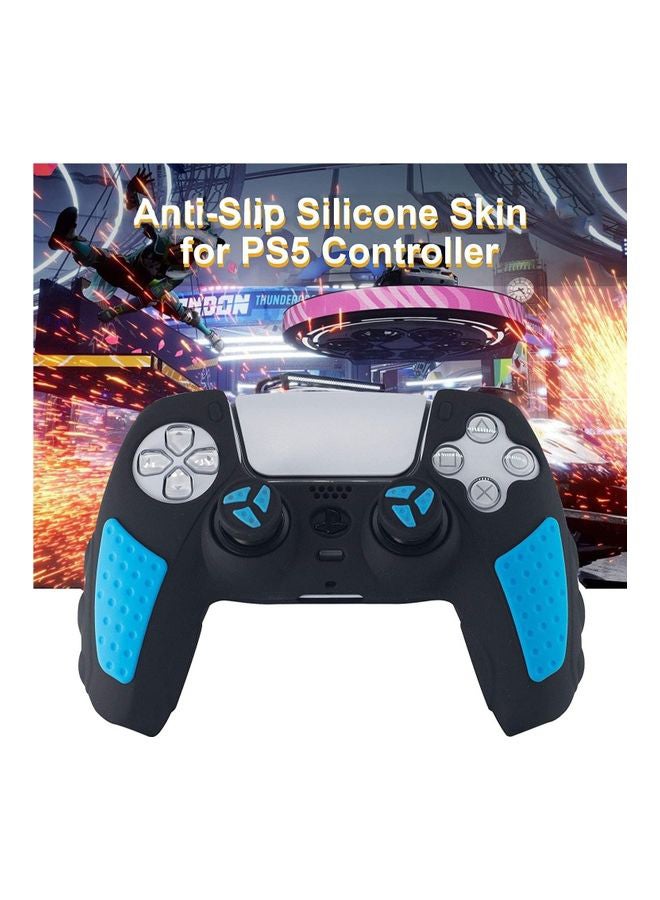 Rock Pow - 2-Piece Anti-Slip Silicone Controller Cover For PlayStation 5 With Thumb Grip Caps - Image 1