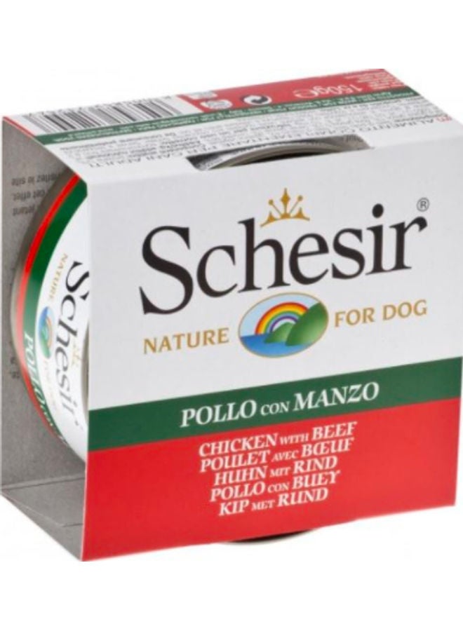 Schesir Chicken Fillets with Beef Jelly Can Multicolour 150grams - Image 1