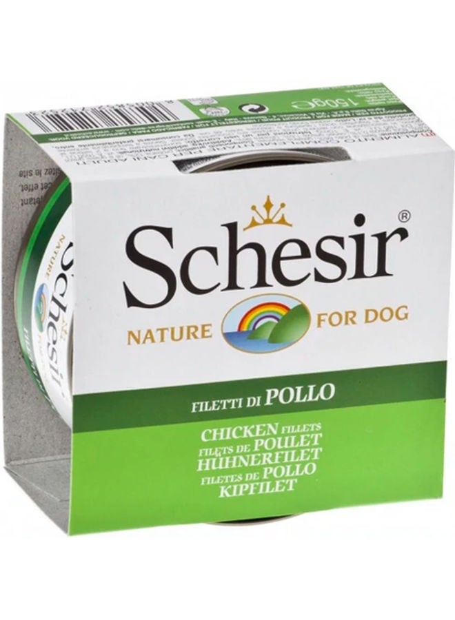 Schesir Chicken Fillets Jelly Can Multicolour 150grams - Image 1