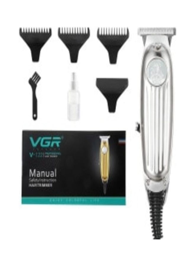 VGR V-122 Professional Hair Clipper Silver/Black - Image 2