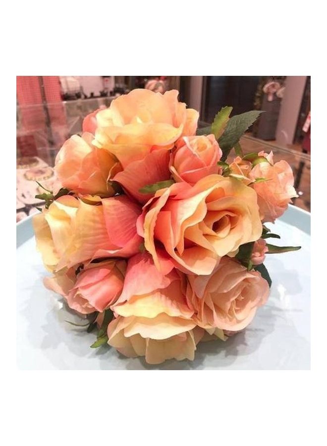 Handsomegift Bouquet Artificial Flowers Multicolour 20 X 20cm - Image 2