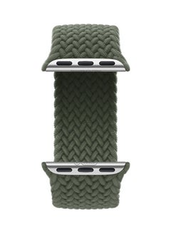 Replacement Nylon Braided Solo Loop Sports Band Compatible for Apple Watch Series 7 45mm S Inverness Green - v1640779228/N52270723A_3