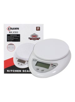 KRAWN Multipurpose Kitchen Scale KR-37911 White  - Image 3
