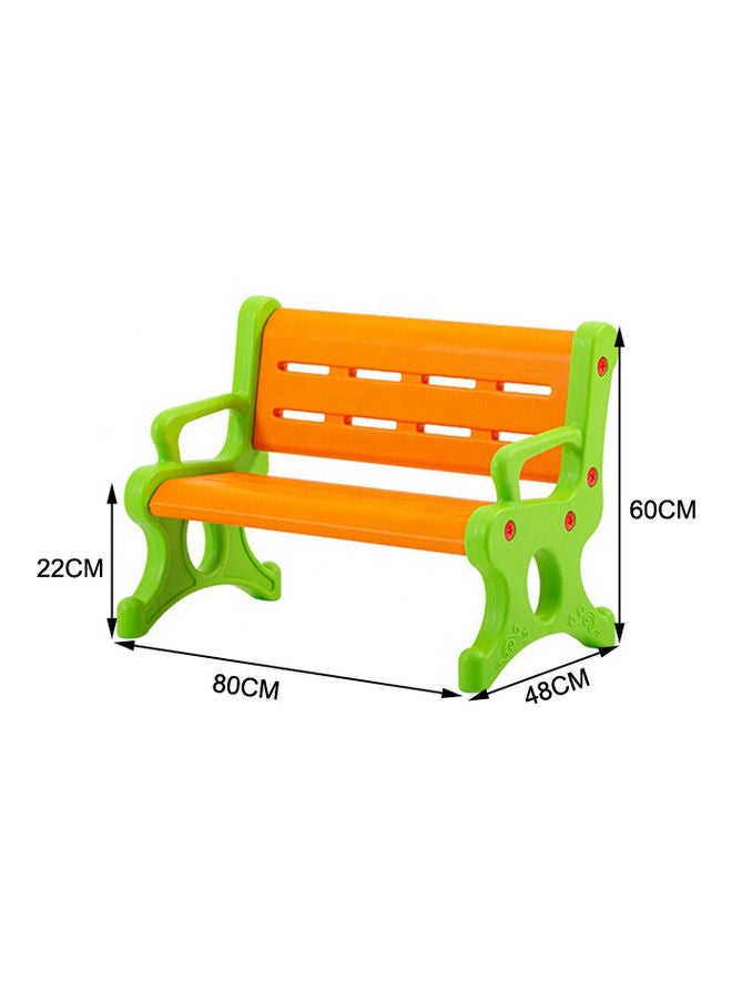 جساي تويز Furniture Kids Plastic Bench Multicolour 80 X 48 X 60cm  - Image 5