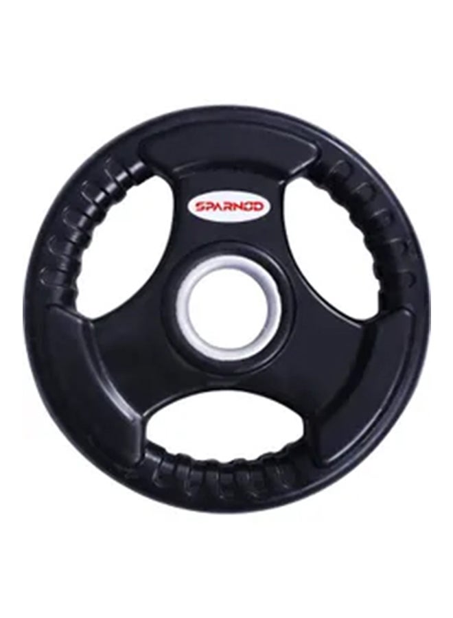 Sparnod Fitness Olympic Grip Plate Iron Weight For Strength Training, Weightlifting And Crossfit 20kg  - Image 2