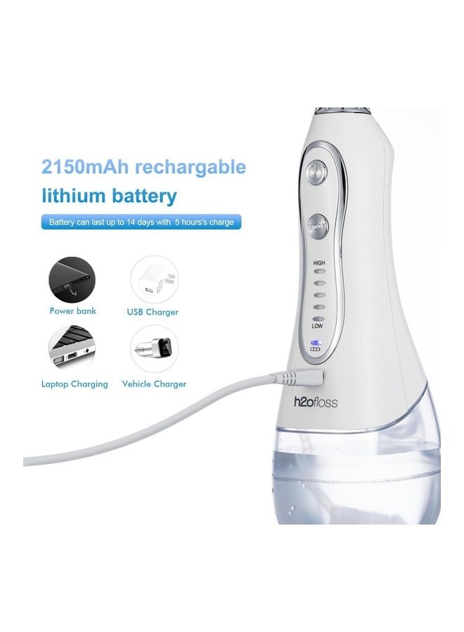 Portable Electric Dental Water Flosser White
