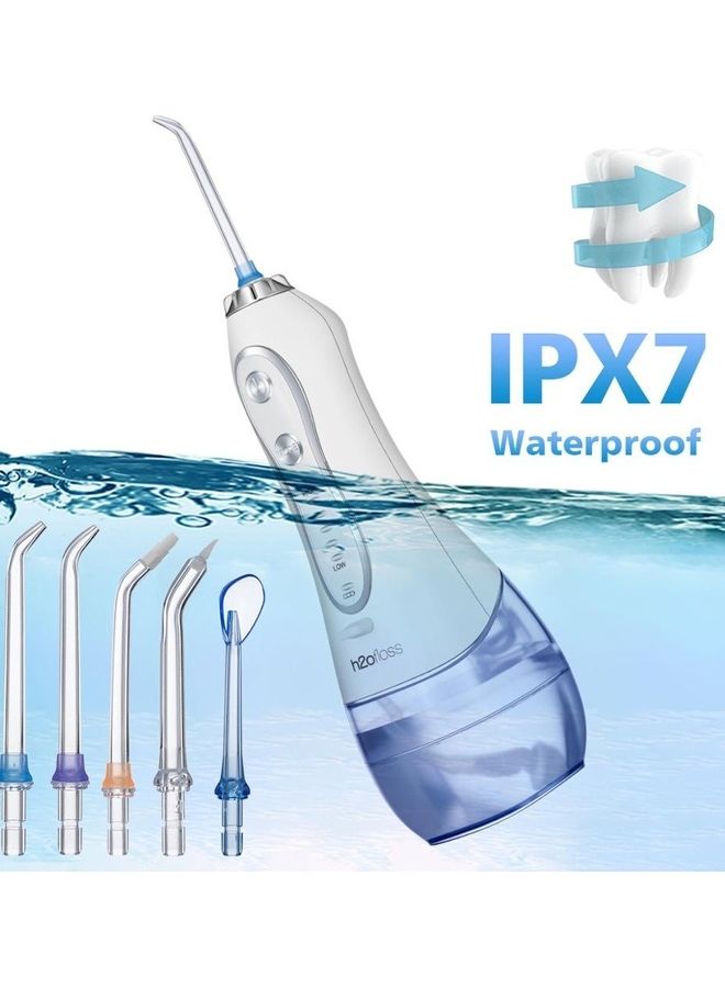 Portable Electric Dental Water Flosser White