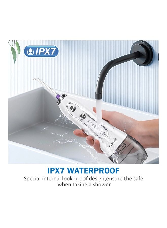 Portable Electric Dental Water Flosser White