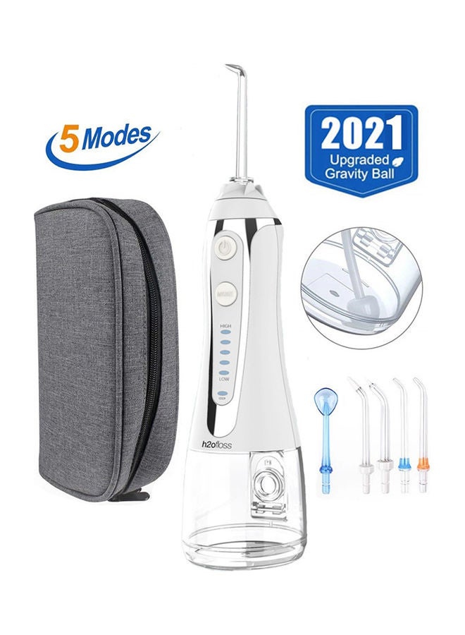 h2ofloss Hygiene Oral Irrigator Cordless Floss Water White 300ml - Image 1