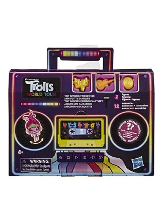 Trolls Tiny Dancers Friend Pack with 2 Tiny Dancers Figures, 2 bracelets, and 10 Charms, Inspired by the Movie Trolls World Tour - v1640790442/N52271205A_1