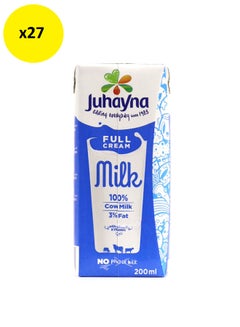 Juhayna Pure Milk 200ml Pack of 27 