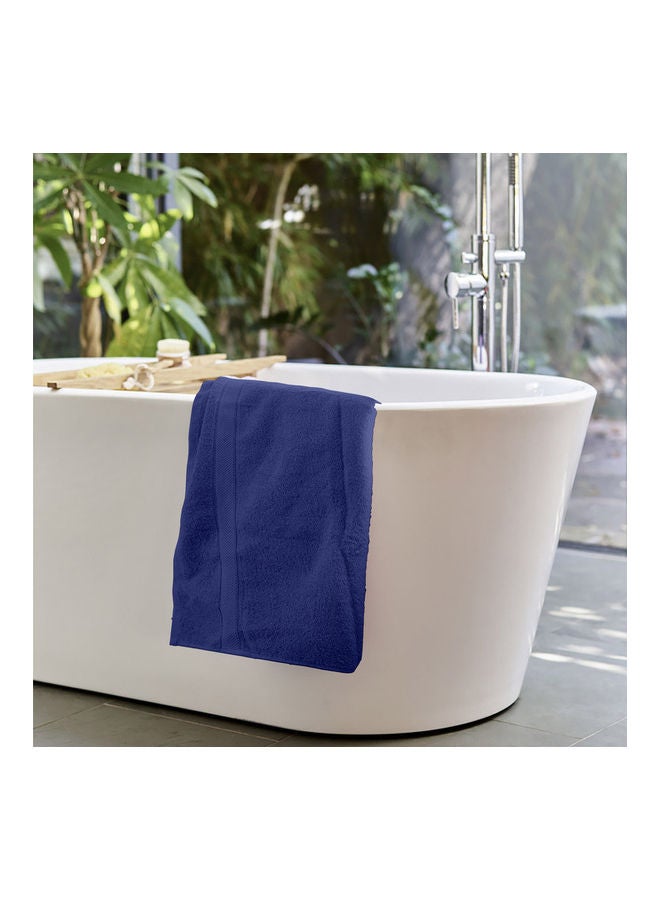Hotel Linen Klub 2-Piece Fast Absorbent Bath Towel Set Royal Blue 70 x 140cm  - Image 3