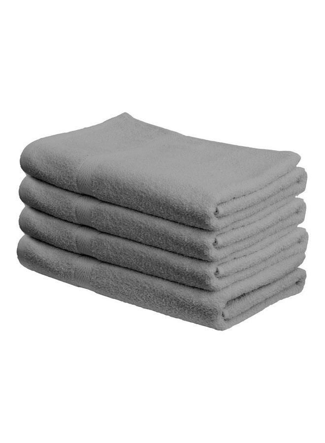 Princess 4-Piece Fast Absorbent Bath Towel Set Grey 70 x 140cm  - Image 1