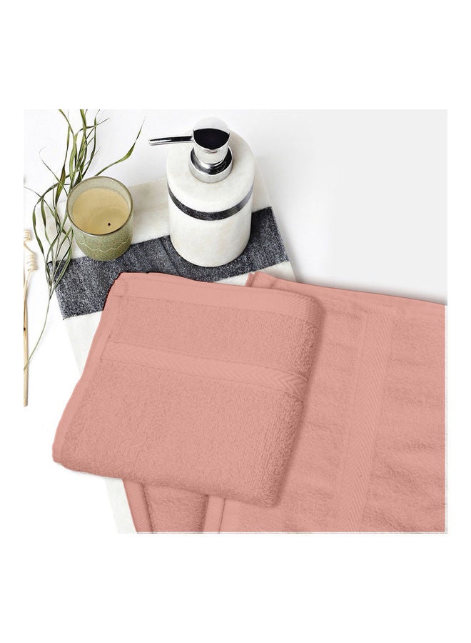 Princess 4-Piece Fast Absorbent Towel Set Peach 70 x 140cm  - Image 4