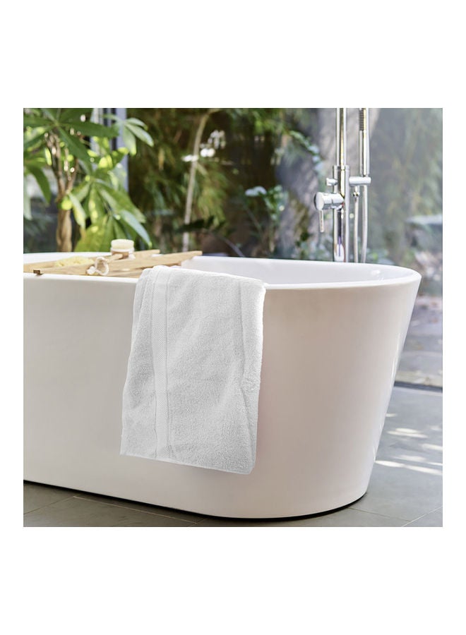 Hotel Linen Klub - 2-Piece Fast Absorbent Bath Towel Set White 70 x 140cm - Image 1