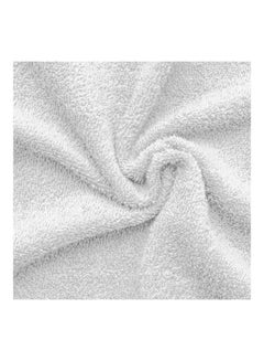 Hotel Linen Klub 4-Piece Cotton Terry Hand Towel Set – Fast Absorbent & Quick-Dry, Ringspun Fabric, Size: 40 x 70 cm , White White 40 x 70cm  - Image 4