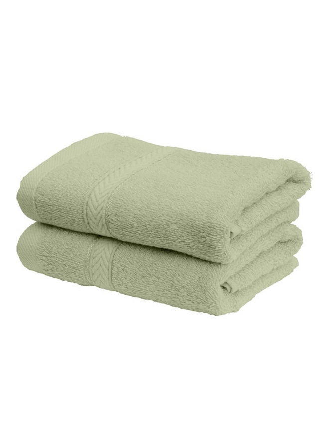 Hotel Linen Klub 2-Piece Fast Absorbent Hand Towel Set Sage Green 40 x 70cm  - Image 3