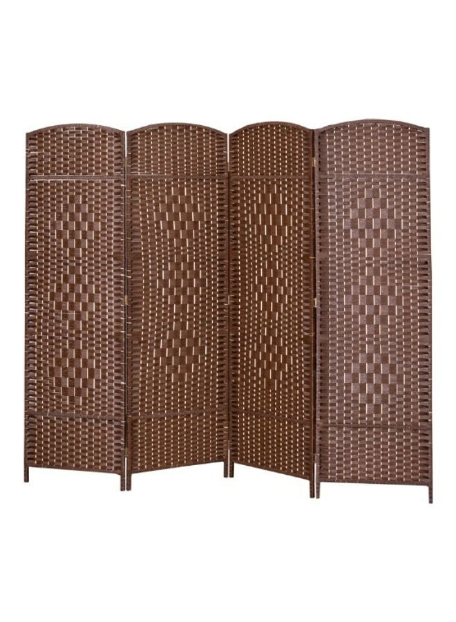 دبيلو تي- إيزي كير مقسم غرفة عالي الجودة يحتوي على 4 ألواح بني - Image 1