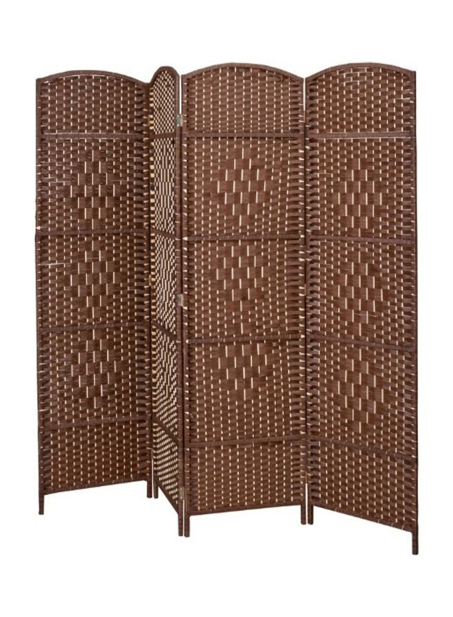 دبيلو تي- إيزي كير مقسم غرفة عالي الجودة يحتوي على 4 ألواح بني - Image 2