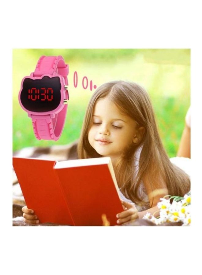 Generic - Girls' Fashion Silicone Strap Digital Wrist Watch - Image 1