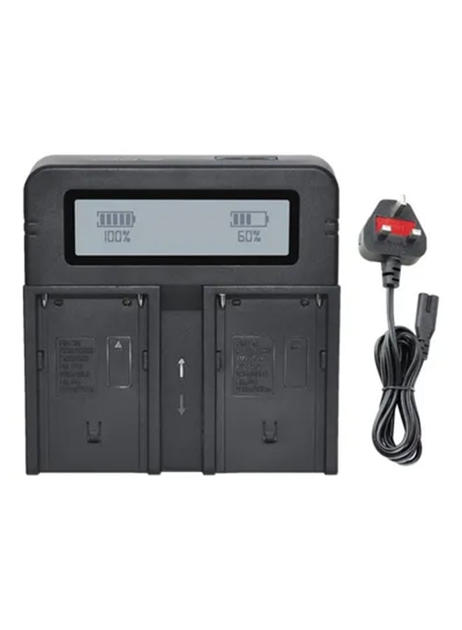 DMK Power DC-03 FM-50 For Sony NP-F970 NP-F960 NP-F770 NP-F570 NP-F330 Black - Image 1