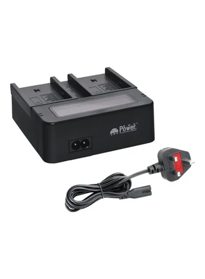 DMK Power DC-03 FM-50 For Sony NP-F970 NP-F960 NP-F770 NP-F570 NP-F330 Black - Image 2