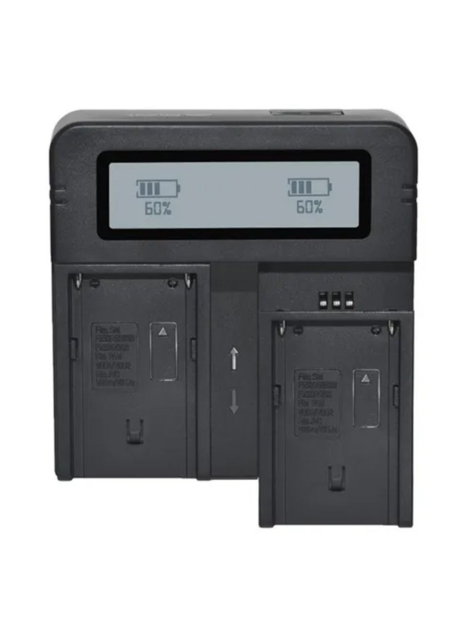 DMK Power DC-03 FM-50 For Sony NP-F970 NP-F960 NP-F770 NP-F570 NP-F330 Black - Image 3