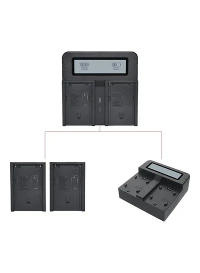 DMK Power DC-03 FM-50 For Sony NP-F970 NP-F960 NP-F770 NP-F570 NP-F330 Black - Image 5