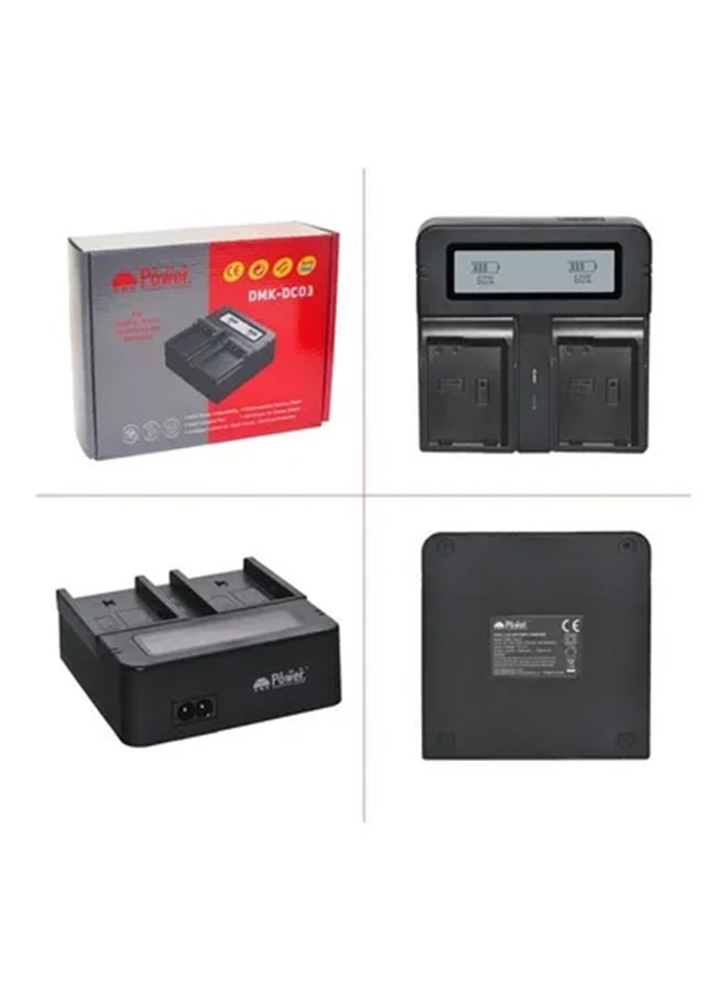 DMK Power DC-03 EN-EL14 For Nikon D3100-D3600 D5100-D5500 P7000-P7800 Black - Image 4