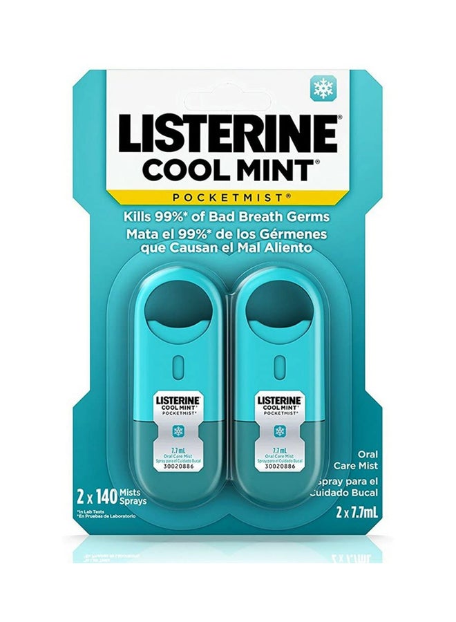 Listerine Cool Mint Pocketpaks & Pocketmist Set Blue 7.7ml  - Image 3