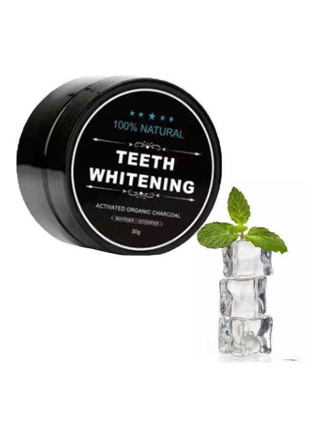 VILILY Teeth Whitening Charcoal Powder Mint Refreshing Taste Black 30grams  - Image 1
