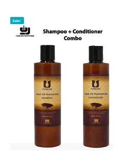 Argan Oil Moisturizing Shampoo and Conditioner Set 280x2ml - v1640848642/N52006140A_2