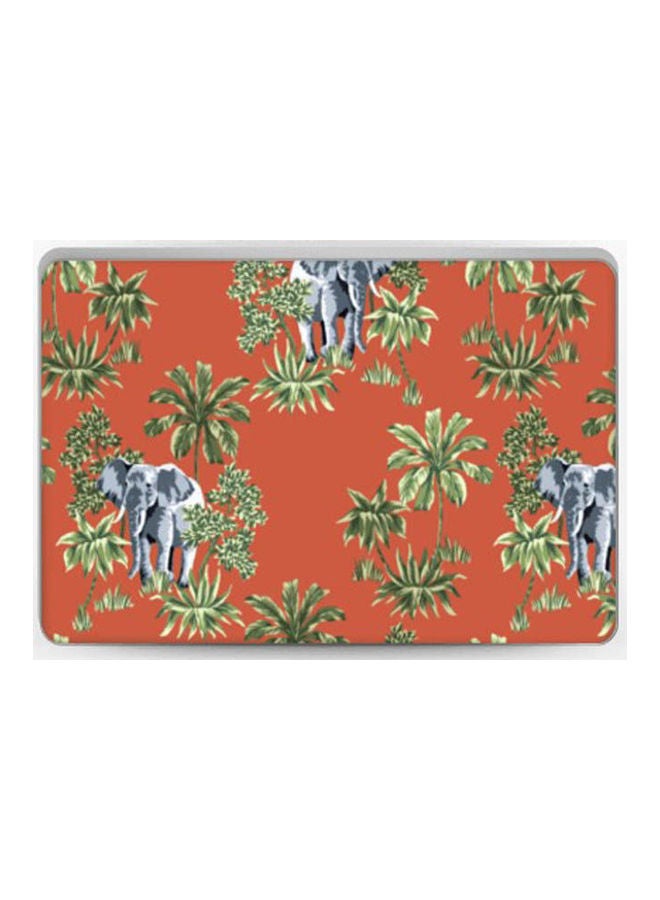 غطاء حماية للابتوب بتصميم فيل مختبئ متعدد الألوان