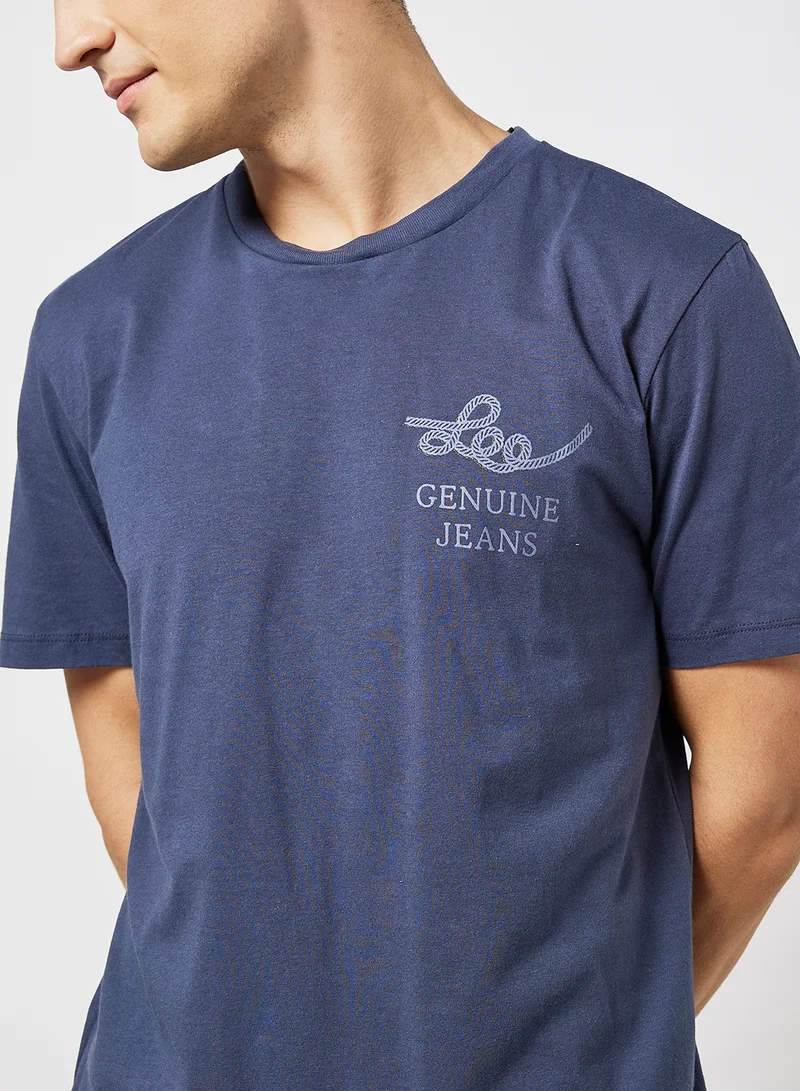 LEE Rope T-Shirt Navy