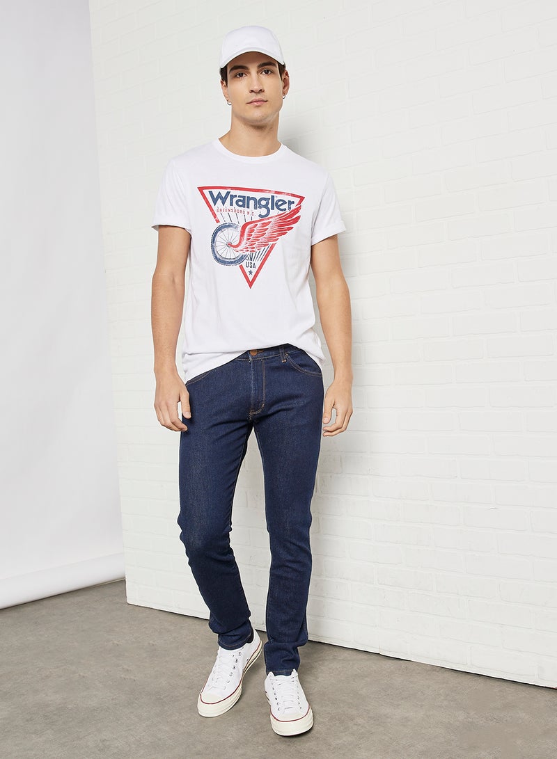 Wrangler Bryson Skinny Jeans Blue  - Image 2