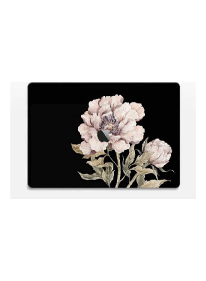 Light Pink Peony Skin Cover For Macbook Pro Touch Bar 2016 Multicolour
